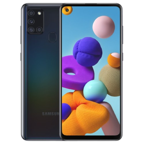 Samsung Galaxy A21s Fekete